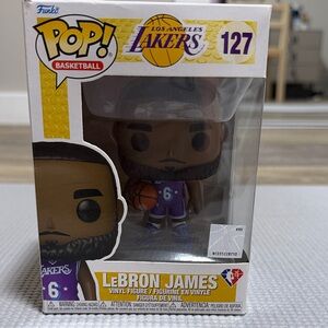Funko Pop! LeBron James Vinyl Figure - Purple and Brown